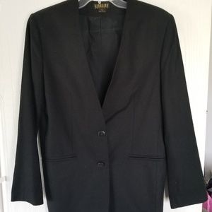Ladies Black Silk Blazer